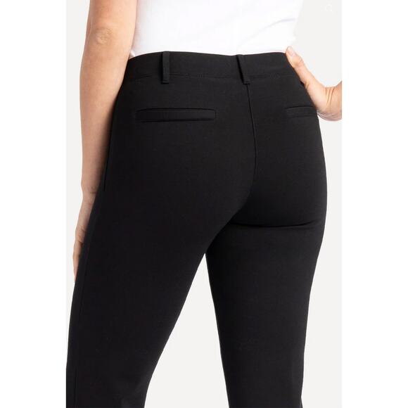 BETABRAND Classic Yoga Straight Leg Dress Pants in Black Size S - Picture 3 of 8